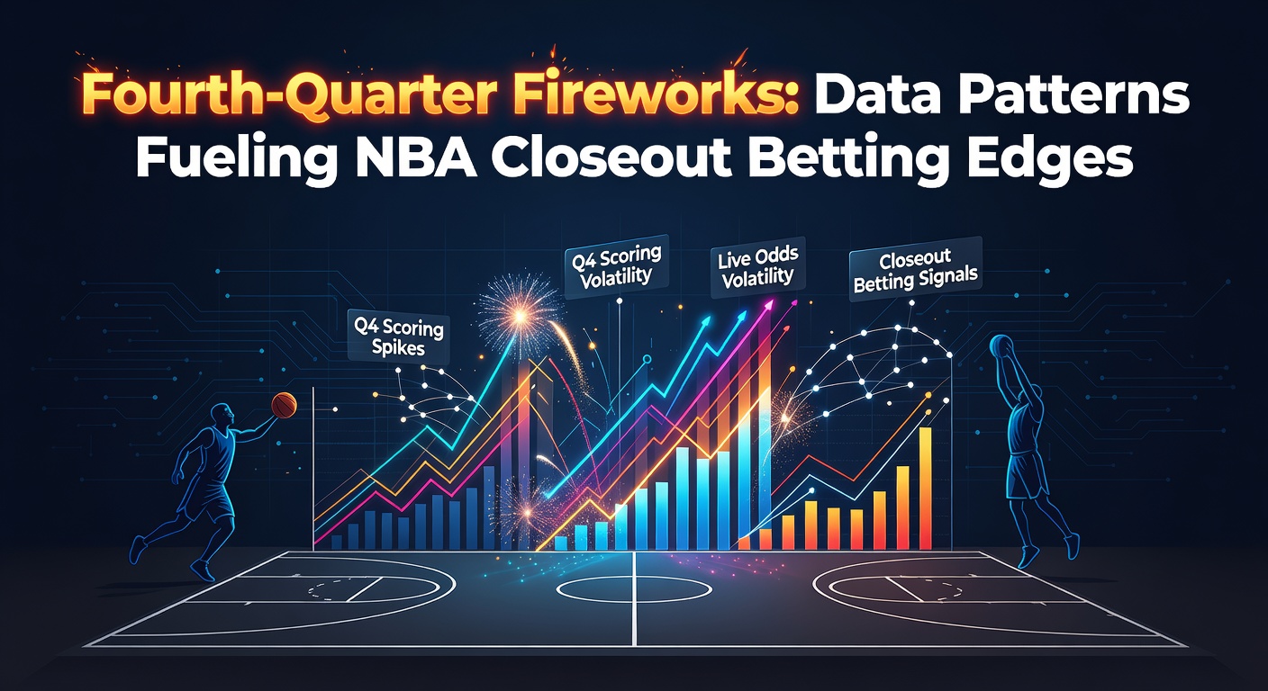 Explosive NBA playoff action in the fourth quarter of a high-stakes closeout game, with players driving to the basket amid roaring fans