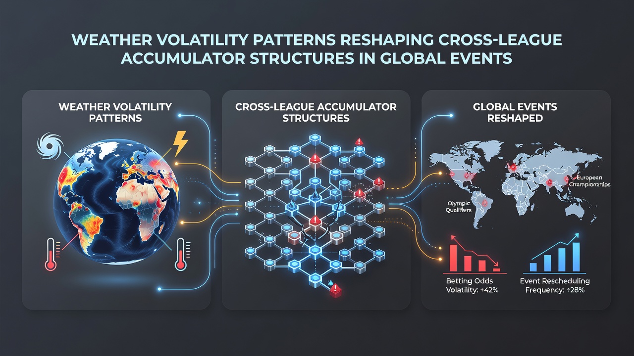 Data visualization of weather effects on global sports betting accumulators